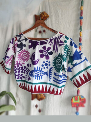 Hand Batik Pure Cotton Blouse – Orli