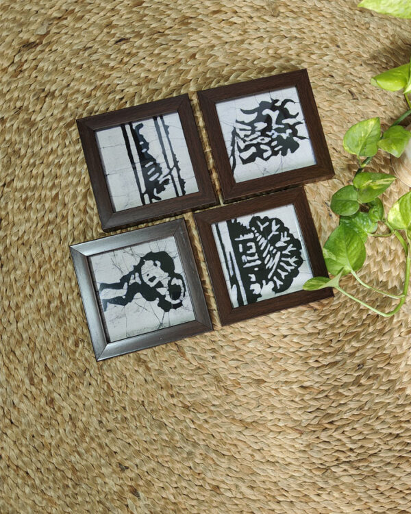 Hand Batik Coasters – Sahaj Path (Set of 4)