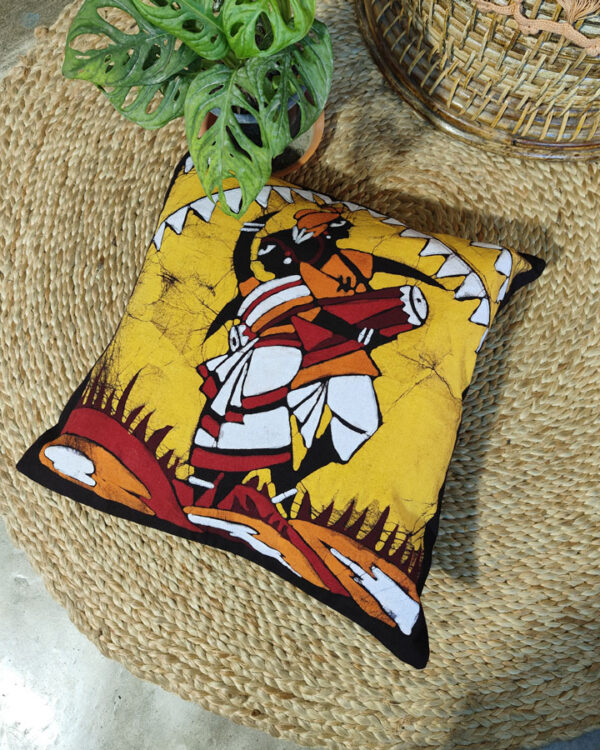 Hand Batik Pure Cotton Cushion Cover – Madol, Amar Bangla Series