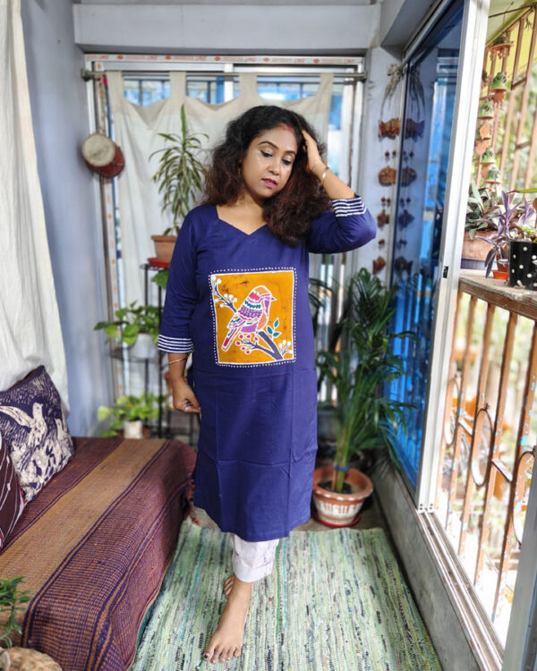 Hand Batik Pure Cotton Kurti – Muniya Melody