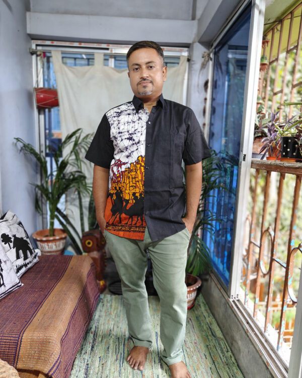Men's Hand Batik Pure Cotton Shirt – Sonar Kella