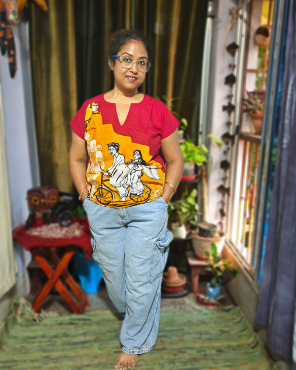 Cotton Batik Top Cycle 1 Red