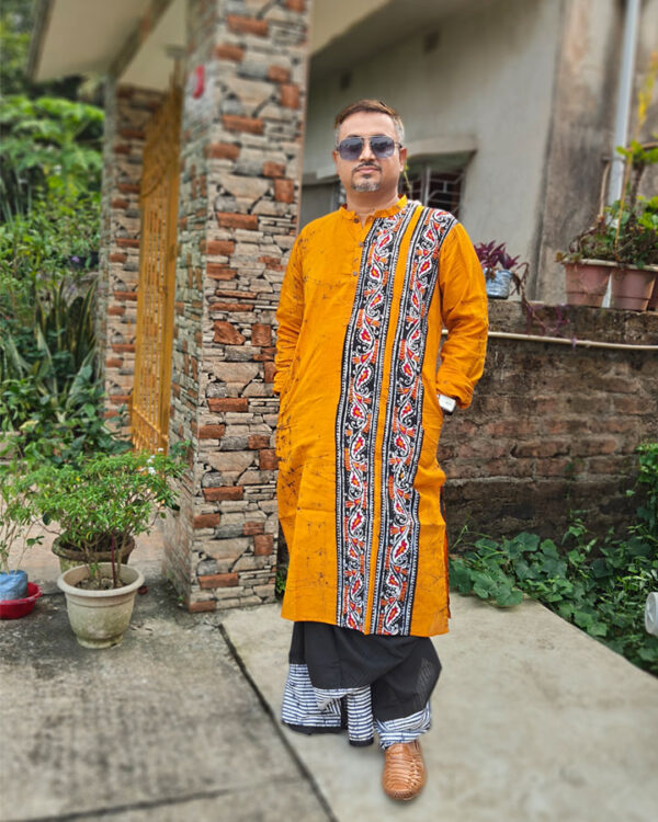 Cotton Alpana Batik Panjabi