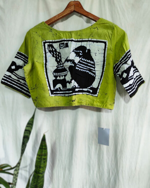 Hand Batik Pure Cotton Blouse – Sahaj Path