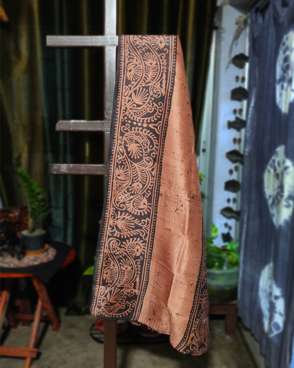 Handcrafted Pure Mulberry Silk "Soru Tuli" Batik Scarf