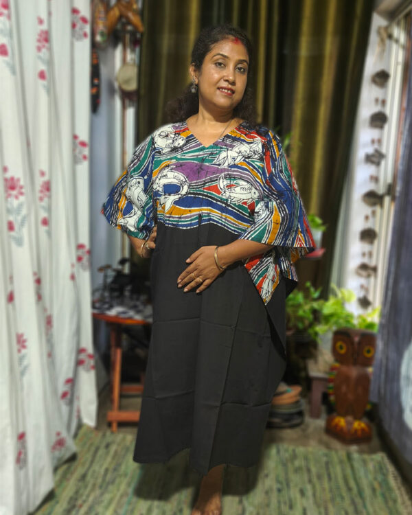 The Matsya Hand-Batik Kaftan